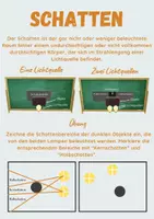 Vorschau - Präsentationen/Tafelbilder - Schatten - Merkblatt + Präsentation + Quiz! - Deckblatt