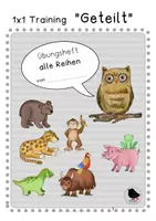 Vorschau - Stationenlernen - Übungsheft Einmaleins: Geteilt üben - Seite 2
