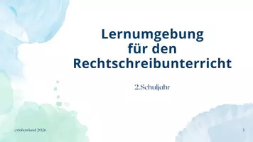 Vorschau - Stationenlernen - Lernumgebung: Rechtschreibunterricht (FRESCH) - Seite 1