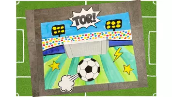Vorschau - Mal- und Bastelvorlagen - Fußball WM 2026 | Kunst | Fußballstadion - Seite 1