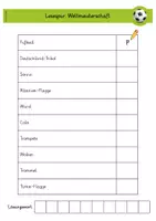 Vorschau - Arbeitsblätter - Lesespur WM (3-fach differenziert) - Seite 1