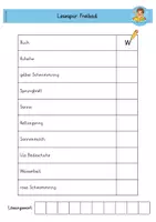 Vorschau - Arbeitsblätter - Lesespur Freibad (3-fach differenziert) - Seite 1
