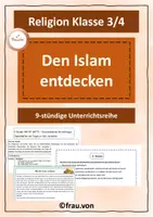 Vorschau - Stundenentwürfe - wachsendes Materialpaket: Alle Unterrichtsreihen für Religion Klasse 1-4 - Seite 1