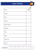 Vorschau - Arbeitsblätter - Lesespur Halloween (3-fach differenziert) - Seite 1