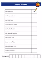 Vorschau - Arbeitsblätter - Lesespur Halloween (3-fach differenziert) - Seite 2