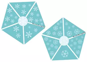 Vista previa - Refuerzo / NEE / Materiales de apoyo - Conteo de copos de nieve - página 3