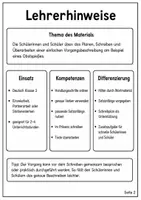 Vorschau - Arbeitsblätter - Vorgangsbeschreibung Klasse 3 - Seite 2