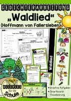 Vorschau - Stundenentwürfe - Sommergedicht "Waldlied" – Gedichterarbeitung für den Deutschunterricht | Grundschule - Deckblatt