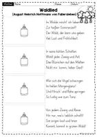 Vorschau - Stundenentwürfe - Sommergedicht "Waldlied" – Gedichterarbeitung für den Deutschunterricht | Grundschule - Seite 2