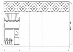 Προεπισκόπηση - Φύλλα εργασίας - 🏪✂️ Το Κατάστημά Μου – Κόβω, Διπλώνω, Δημιουργώ! 🎨🖍️ - Σελίδα 1