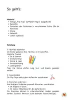 Vorschau - Mal- und Bastelvorlagen - Sommerliche Flip Flops I Kunst 1-2 - Seite 1