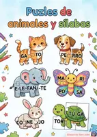 Vista previa - Tarjetas / Manipulativos - PUZLES DE ANIMALES Y SÍLABAS - Portada