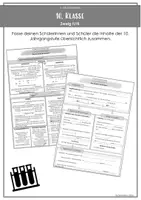 Vorschau - Arbeitsblätter - Grundwissen 10. Klasse Chemie - Deckblatt