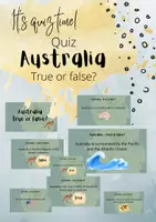 Vorschau - Spiele - Australia - true or false? Quiz - Deckblatt