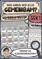 Vorschau - Arbeitsblätter - Spiel Klassengemeinschaft Schulstart - Deckblatt