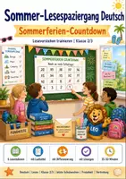Vorschau - Stationenlernen - Lesespaziergang Klasse 2/3 – Sommer - Seite 1
