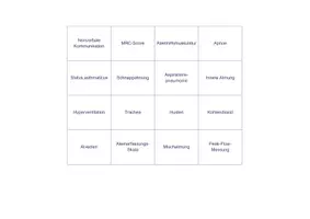 Vorschau - Arbeitsblätter - Bingo - Atemsystem und Atemwegserkrankungen - Seite 3