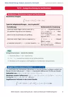 Vorschau - Arbeitsblätter - Abitur-Wiederholung: Analysis, Geometrie, Stochastik | Gymnasium BaWü (Basiskurs) - Seite 2