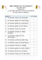 Vorschau - Arbeitsblätter - Sommerliches Lesetraining - Fördermaterial LRS / Grundschule - Seite 2