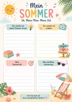 Vorschau - Arbeitsblätter - Sommerferien Bucketlist und Challenge - Seite 3