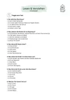 Vorschau - Arbeitsblätter - Lesen und Verstehen - Die Nacht im Baumhaus - Seite 2