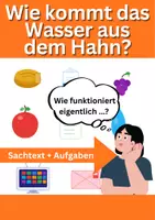 Vorschau - Arbeitsblätter - Wie kommt das Wasser aus dem Hahn? - Deckblatt