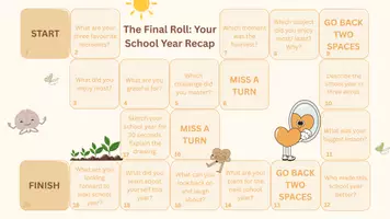 Vorschau - Spiele - Englisch Würfelspiel zum Schuljahresende / School Year Recap - differenziert (Klasse 7-9) - Seite 3