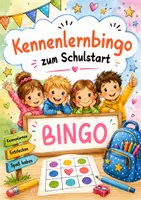 Vorschau - Spiele - Kennenlernbingo zum Schulstart- Kennenlernen, Entdecken, Spaß haben - Deckblatt