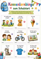 Vorschau - Spiele - Kennenlernbingo zum Schulstart- Kennenlernen, Entdecken, Spaß haben - Seite 3