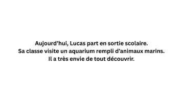 Aperçu - Préparation de séance / Séance complète - Kamishibai – Lucas découvre l’aquarium | Sortie scolaire - Page 2