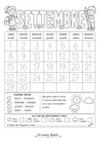 anteprima - Esercizi - Calendario meteorologico annuale da colorare- osservazione del tempo atmosferico - Pagina 1