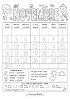 anteprima - Esercizi - Calendario meteorologico annuale da colorare- osservazione del tempo atmosferico - Pagina 3