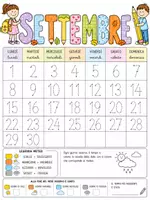 anteprima - Esercizi - Calendario meteorologico annuale da colorare- osservazione del tempo atmosferico - Pagina di copertina