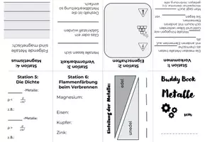 Vorschau - Arbeitsblätter - Lernzirkel mit BuddyBook - Eigenschaften der Metalle |Chemie 7-9 - Seite 1
