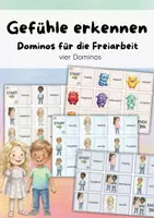 Vorschau - Stationenlernen - Gefühle-Domino – Emotionen erkennen & benennen | Freiarbeit & Sozialkompetenz - Deckblatt