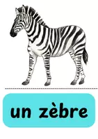 Vorschau - Bildkarten - Zootiere Bilderkarten im Französischen - Seite 3