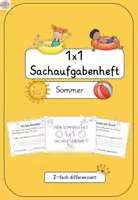 Vorschau - Arbeitsblätter - Einmaleins Sachaufgabenheft Sommer (2-fach differenziert) - Deckblatt