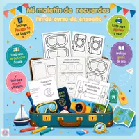 Vista previa - Hojas de trabajo - 🧳 Pack de Fin de Curso: Mi Maletín de Recuerdos (Edición Viajera) - Portada