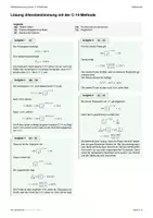 Vorschau - Arbeitsblätter - Analysis Halbwertszeit: Altersbestimmung C14-Methode - Seite 1