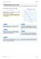 Vorschau - Arbeitsblätter - Analysis Halbwertszeit: Helligkeitsabnahme einer Lampe - Deckblatt