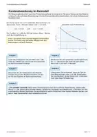 Vorschau - Arbeitsblätter - Analysis Halbwertszeit: Kundenabwanderung im Abomodell - Deckblatt