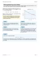 Vorschau - Arbeitsblätter - Analysis Halbwertszeit: Währungsabwertung durch Inflation - Deckblatt