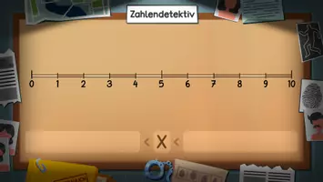 Vorschau - Spiele - Zahlendetektiv | Mathespiel zu Zahlenstrahl, Zahlenraum - Seite 2
