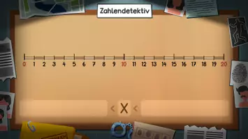 Vorschau - Spiele - Zahlendetektiv | Mathespiel zu Zahlenstrahl, Zahlenraum - Seite 3