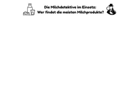 Vorschau - Arbeitsblätter - Die Milchdetektive im Einsatz AB - Deckblatt