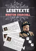 Vorschau - Arbeitsblätter - differenzierte Lesetexte Winston Churchill - Deckblatt