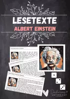 Vorschau - Arbeitsblätter - differenzierte Lesetexte Albert Einstein - Deckblatt