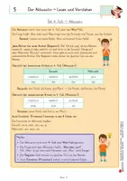 Vorschau - Unterrichtsreihen - Grammatik für die Grundschule: 4. Fall – Akkusativ | Deutsch Fördermaterial Klasse 4 | Übungen, Aufgaben | Arbeitsblätter, Kopiervorlagen, Freiarbeit mit Lösungen - Seite 3