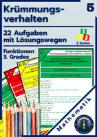 Vorschau - Arbeitsblätter - Krümmungsverhalten | 76 Aufgaben + Lösungswege - kaufen - Seite 1