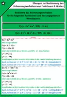 Vorschau - Arbeitsblätter - Krümmungsverhalten | 76 Aufgaben + Lösungswege - kaufen - Seite 3
